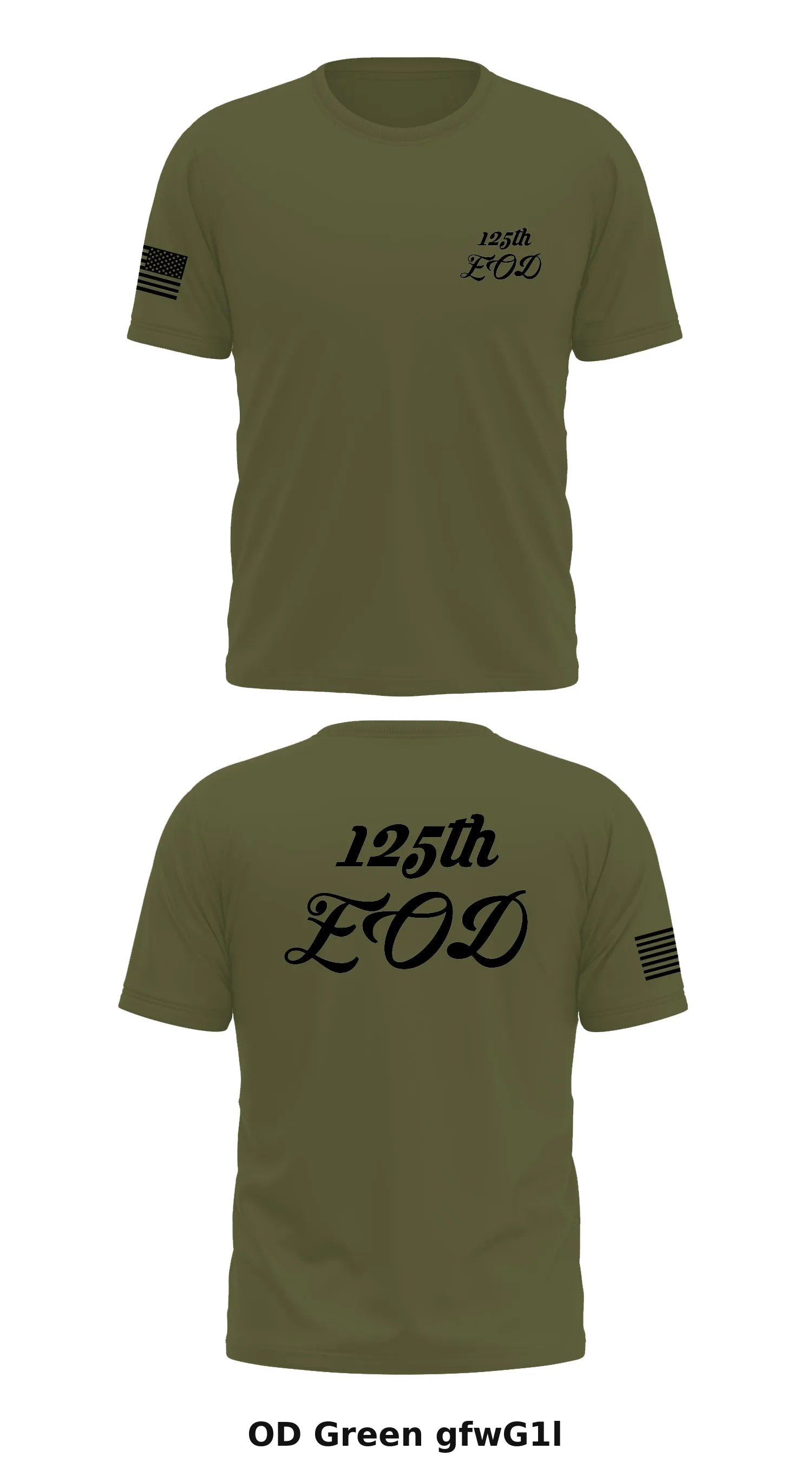 125th EOD Store 1 Core Men's SS Performance Tee - gfwG1l