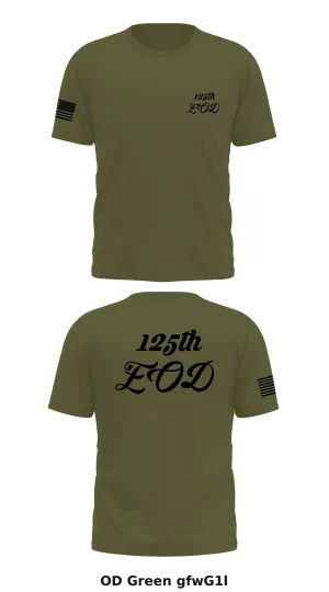 125th EOD Store 1 Core Men's SS Performance Tee - gfwG1l