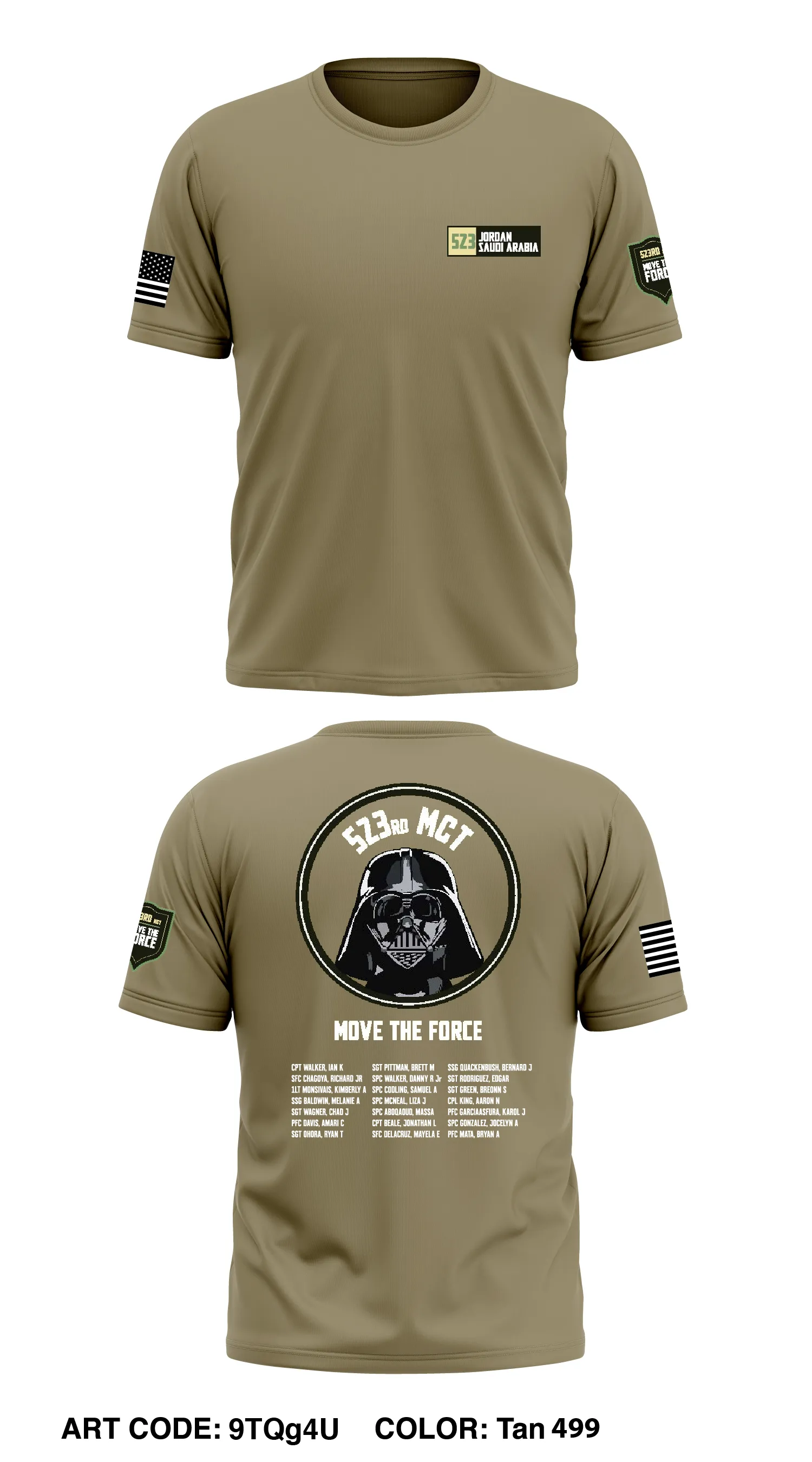 523rd Movement Control Team (MCT) Core Men's SS Performance Tee - 9TQg4U