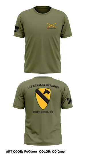 6-9 cav 3rd bridage 1st cav  Store 1 Core Men's SS Performance Tee - PuCdmn