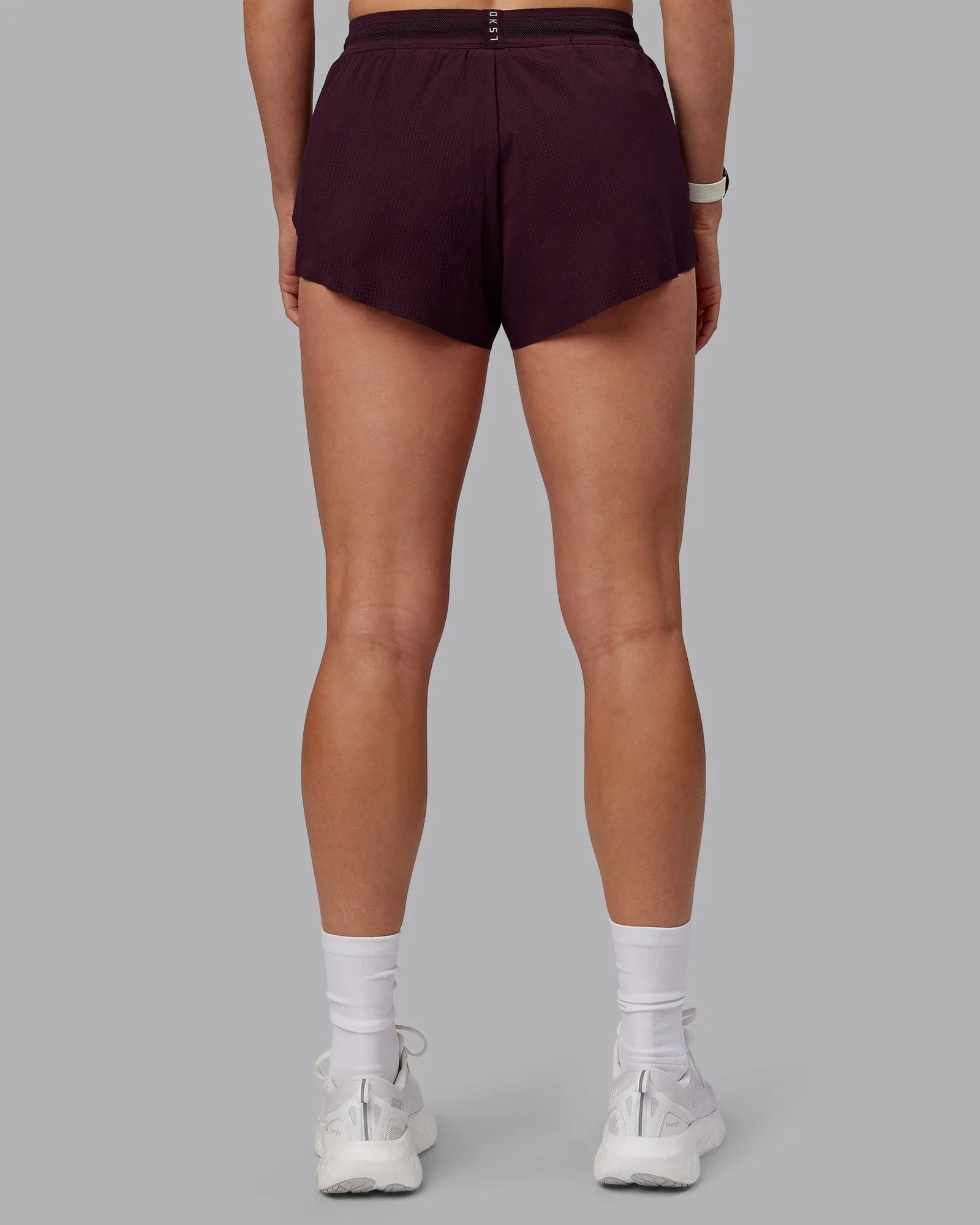 Accelerate 3" Run Shorts - Mulberry