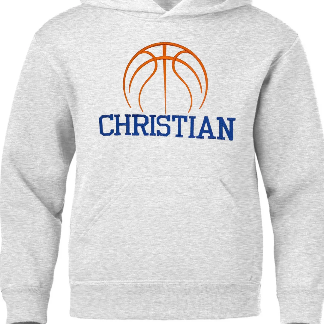 Adult Hoodie (w/ drawstrings) - Basketball