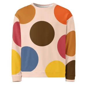 Airfros And Babyhairs Large Dots Colorful Sweatshirt
