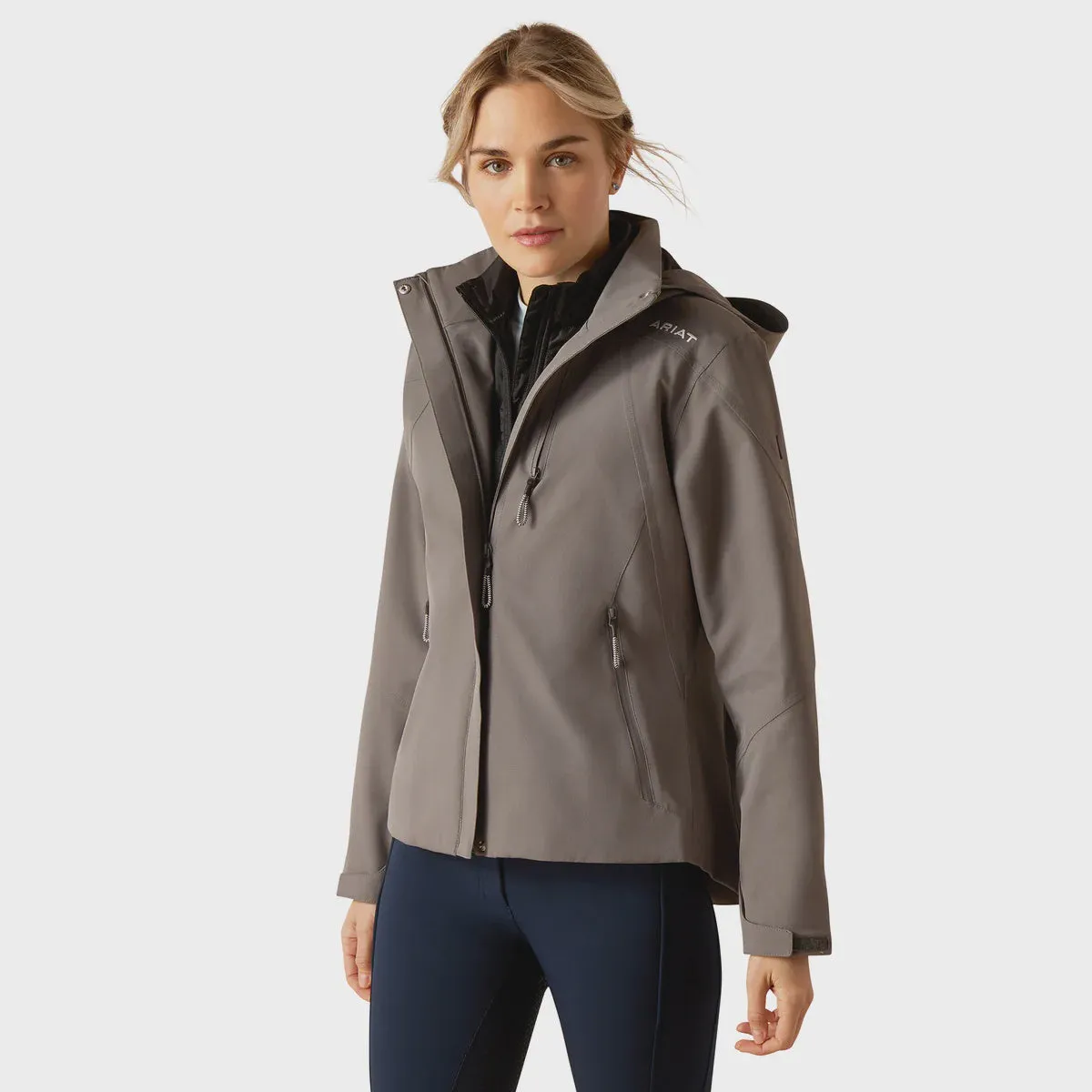 Ariat Ladies Coastal H20 Jacket Plum Grey