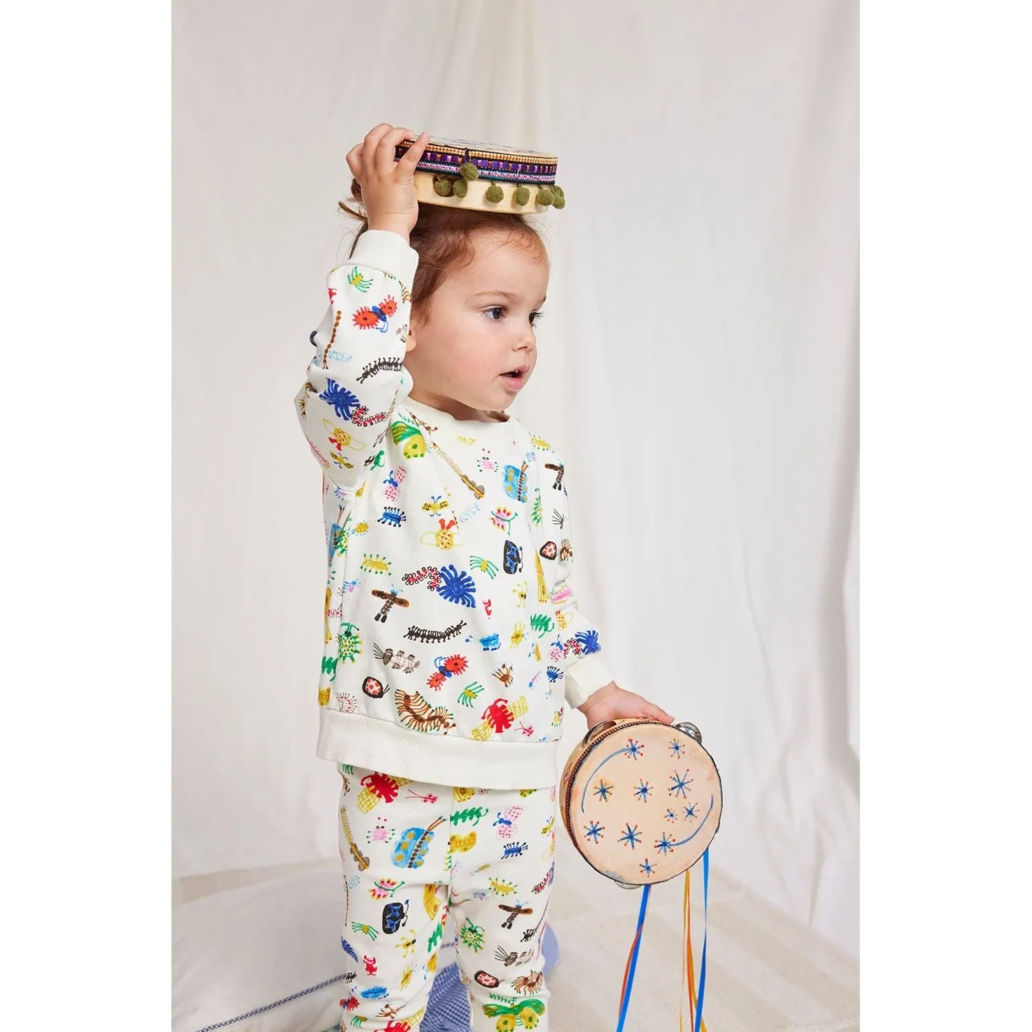 Baby Funny Insects All Over Sweatshirt