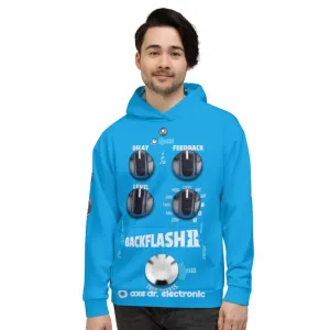 Backflash Delay Pedal Guitar FX All-Over Hoodie