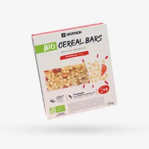 BARRE DE CÉRÉALES BIO FRAISE 6x21g