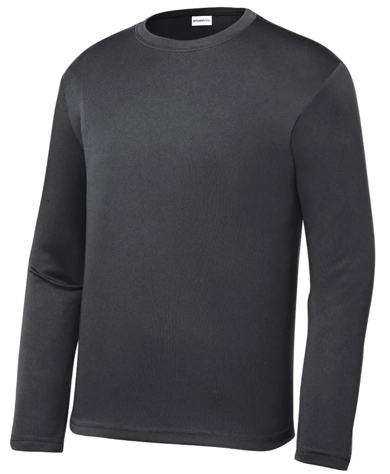 Black Dragons Words Youth Cooling Performance Long Sleeve T-Shirt