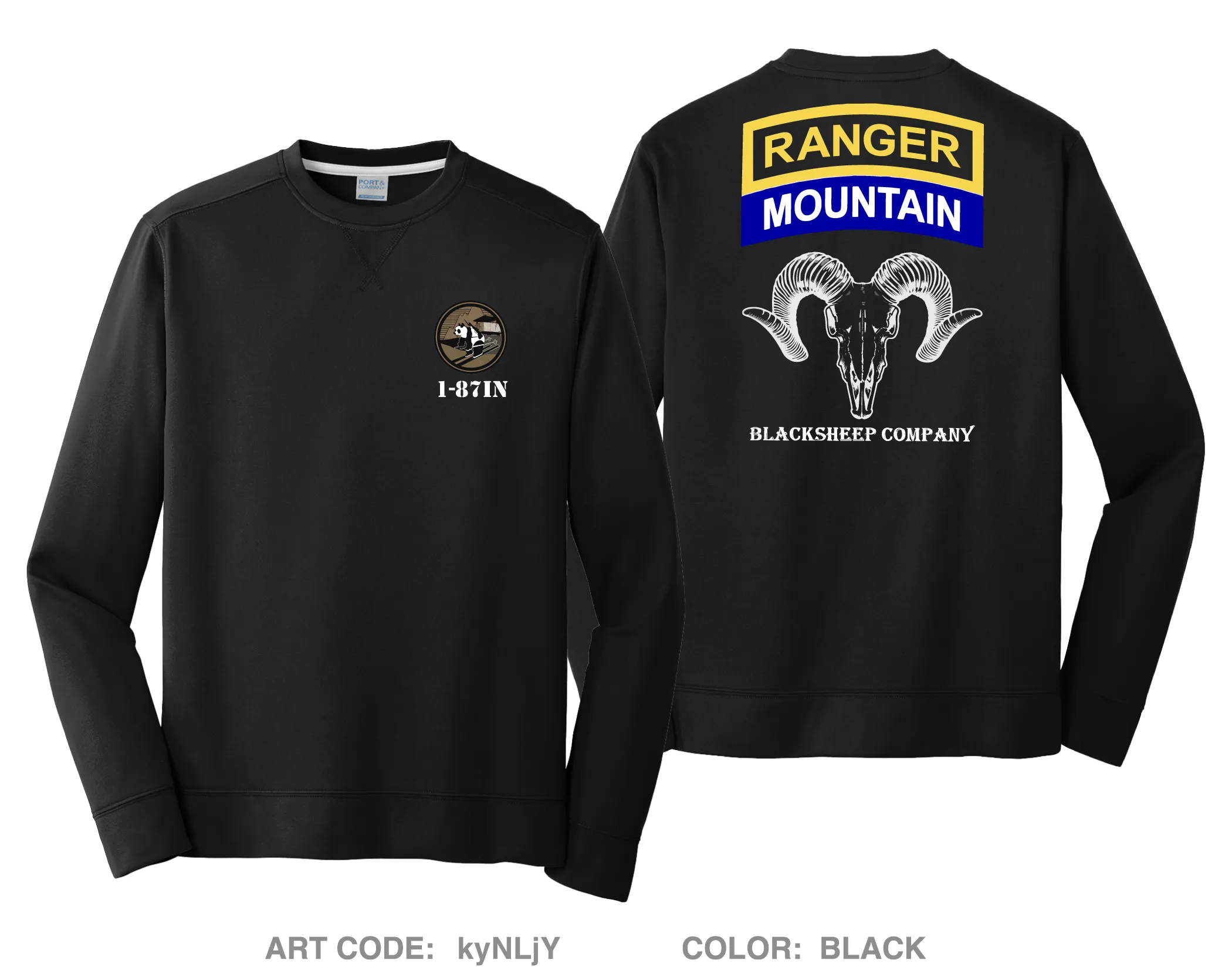 Blacksheep Company HI-Tech Performance Crewneck Sweatshirt - kyNLjY