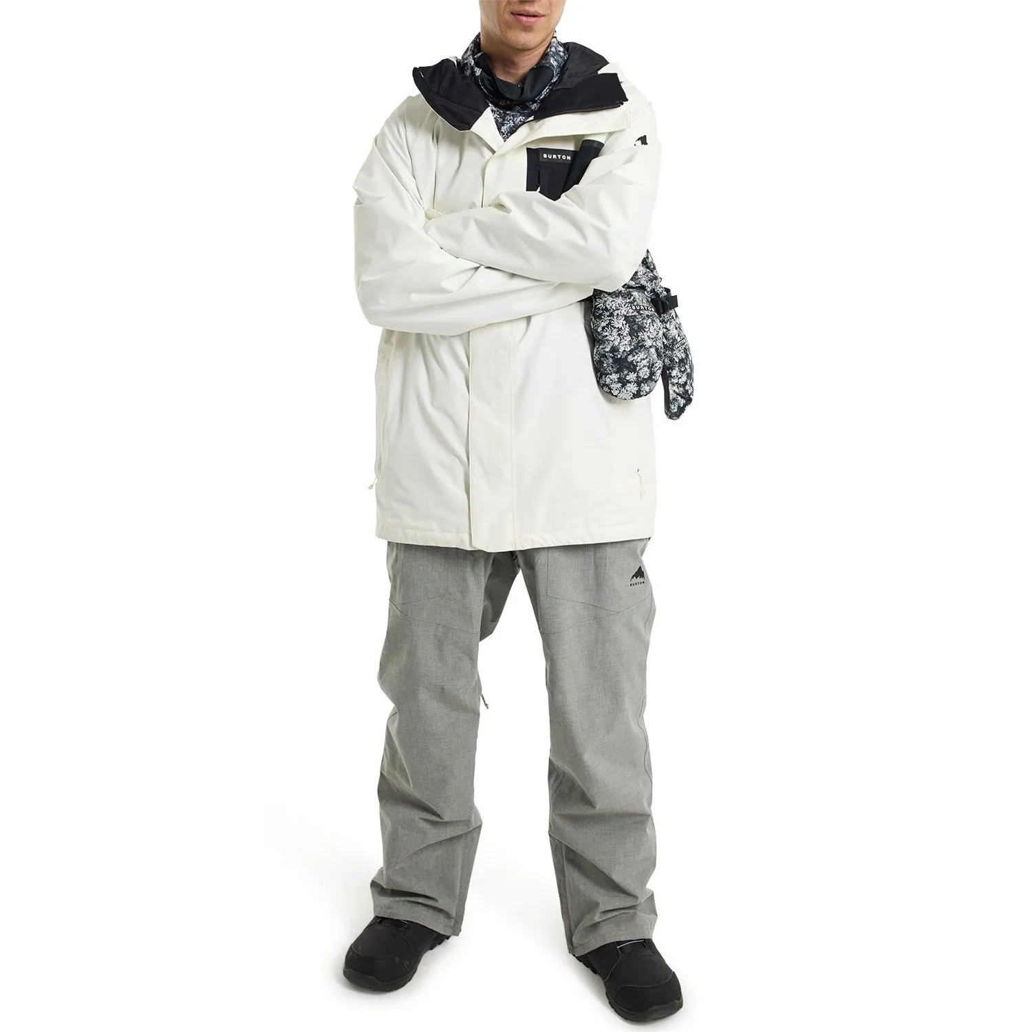 Burton Powline GORE-TEX Mens Jacket Stout White / Black