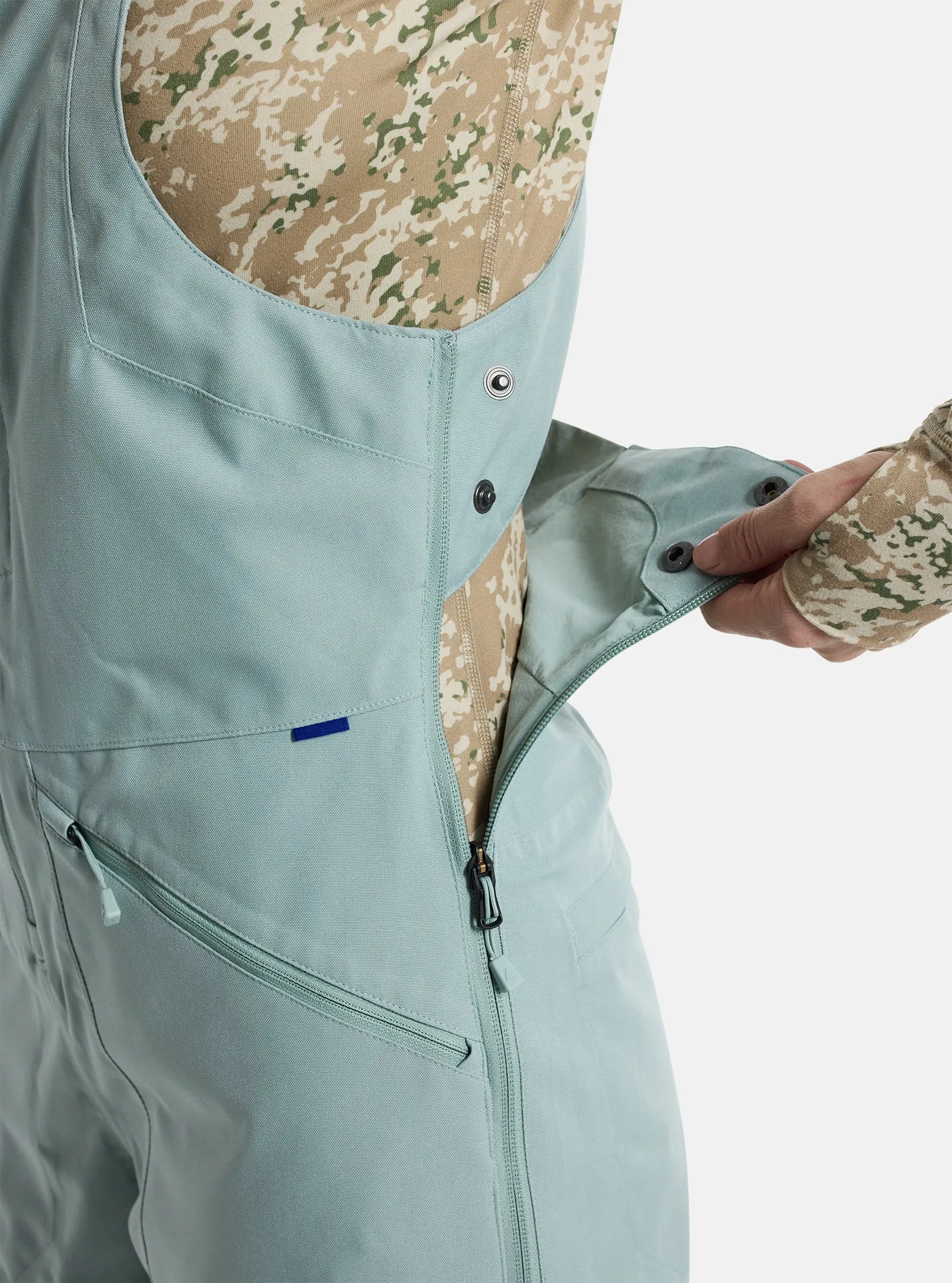 BURTON Reserve bib pants - Womens - Petrol Green