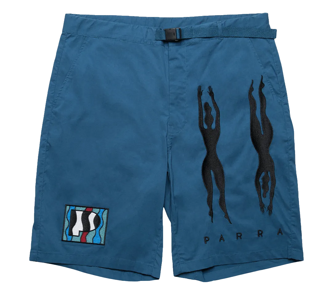 by Parra Zebra Striped P Shorts