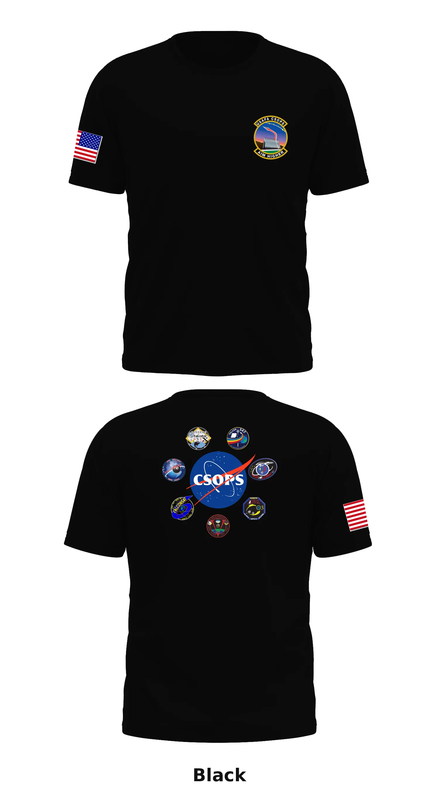 Cadet Space Operations Squadron (CSOPS) Store 1 Core Men's SS Performance Tee - 92166535712
