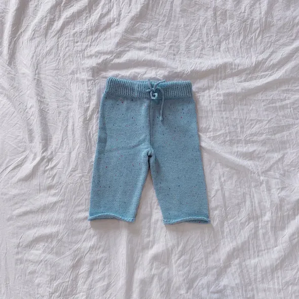Charlie Knit Bottoms - Blueberry