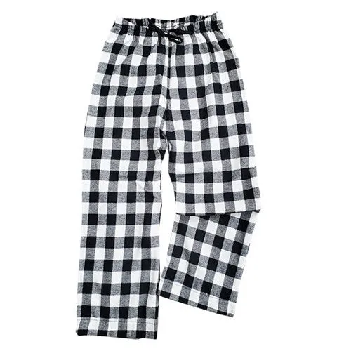 CHILD SLEEP PANTS BUFFALO CHECK WHITE