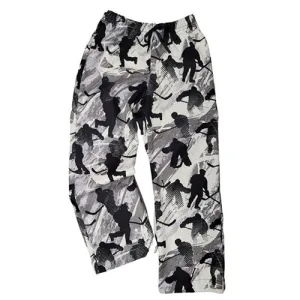 CHILD SLEEP PANTS HOCKEY GREY