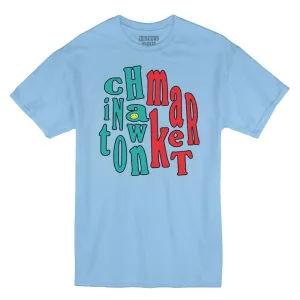 Chinatown Market SMILEY UV ACTIVATED GROOVY T-SHIRT (Blue)-m