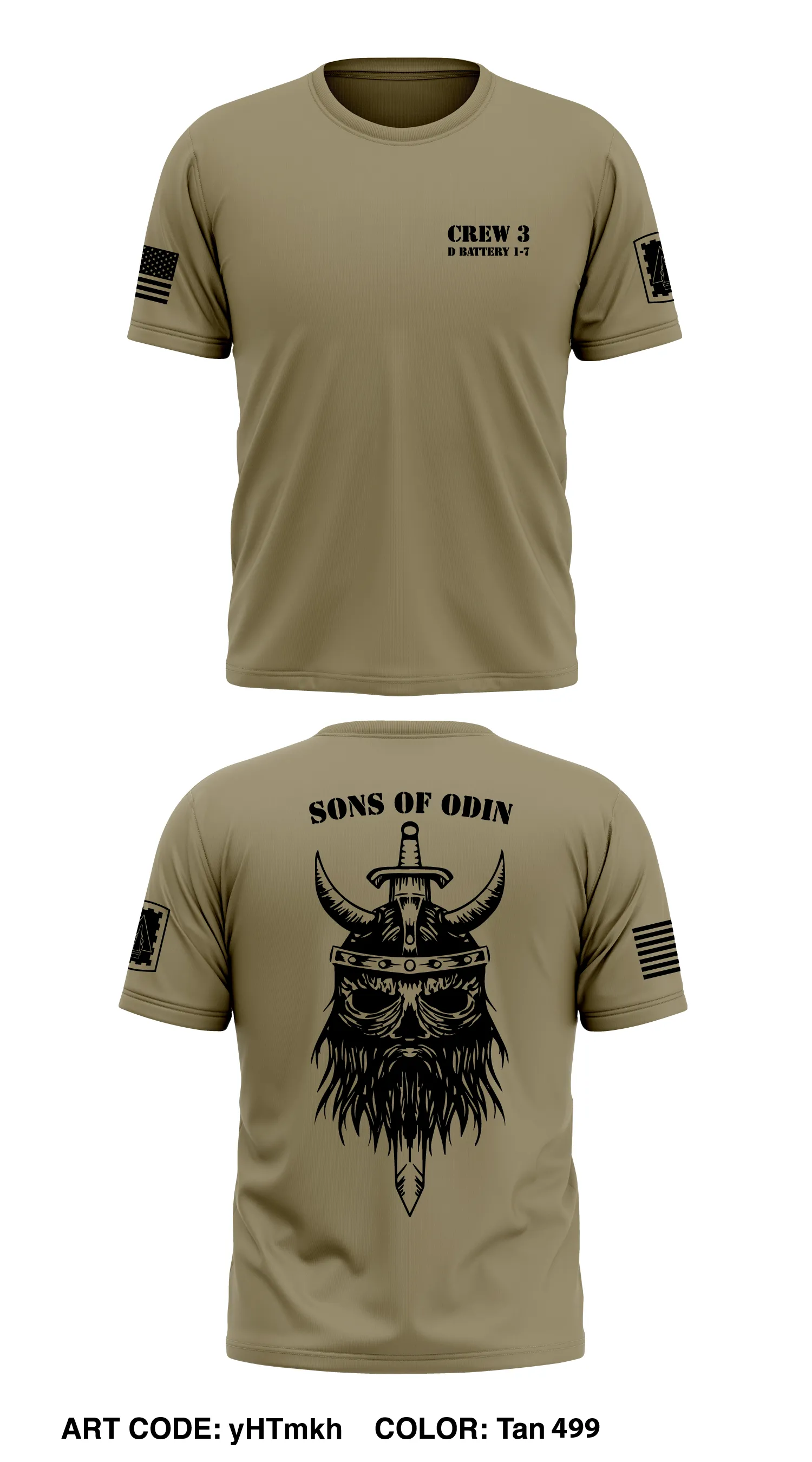 Crew 3 D battery 1-7 Store 1 Core Men's SS Performance Tee - yHTmkh