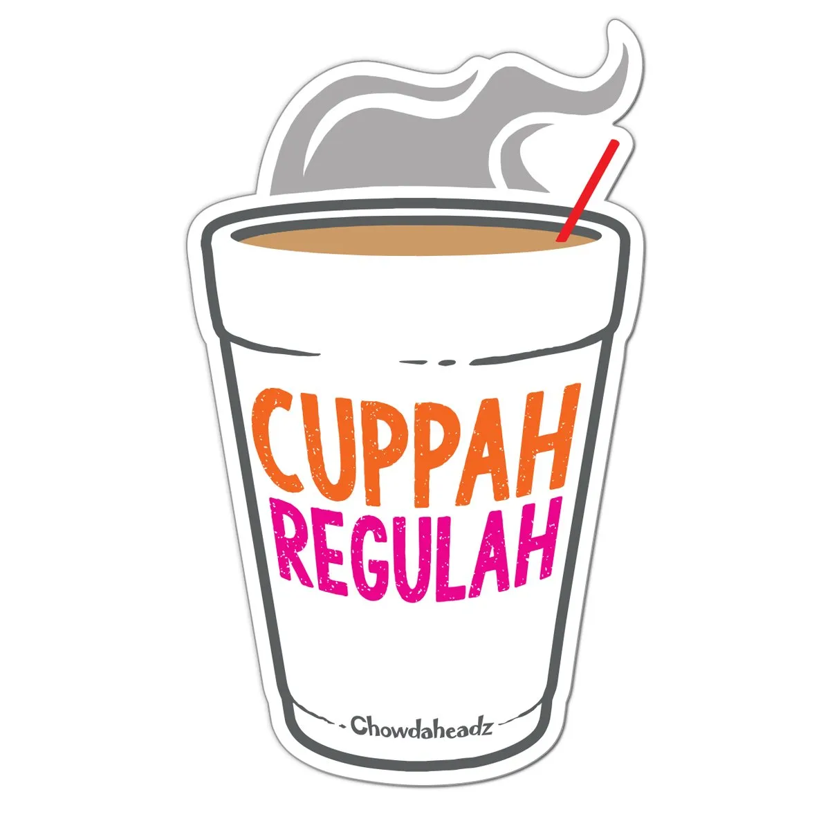 Cuppah Regulah Sticker
