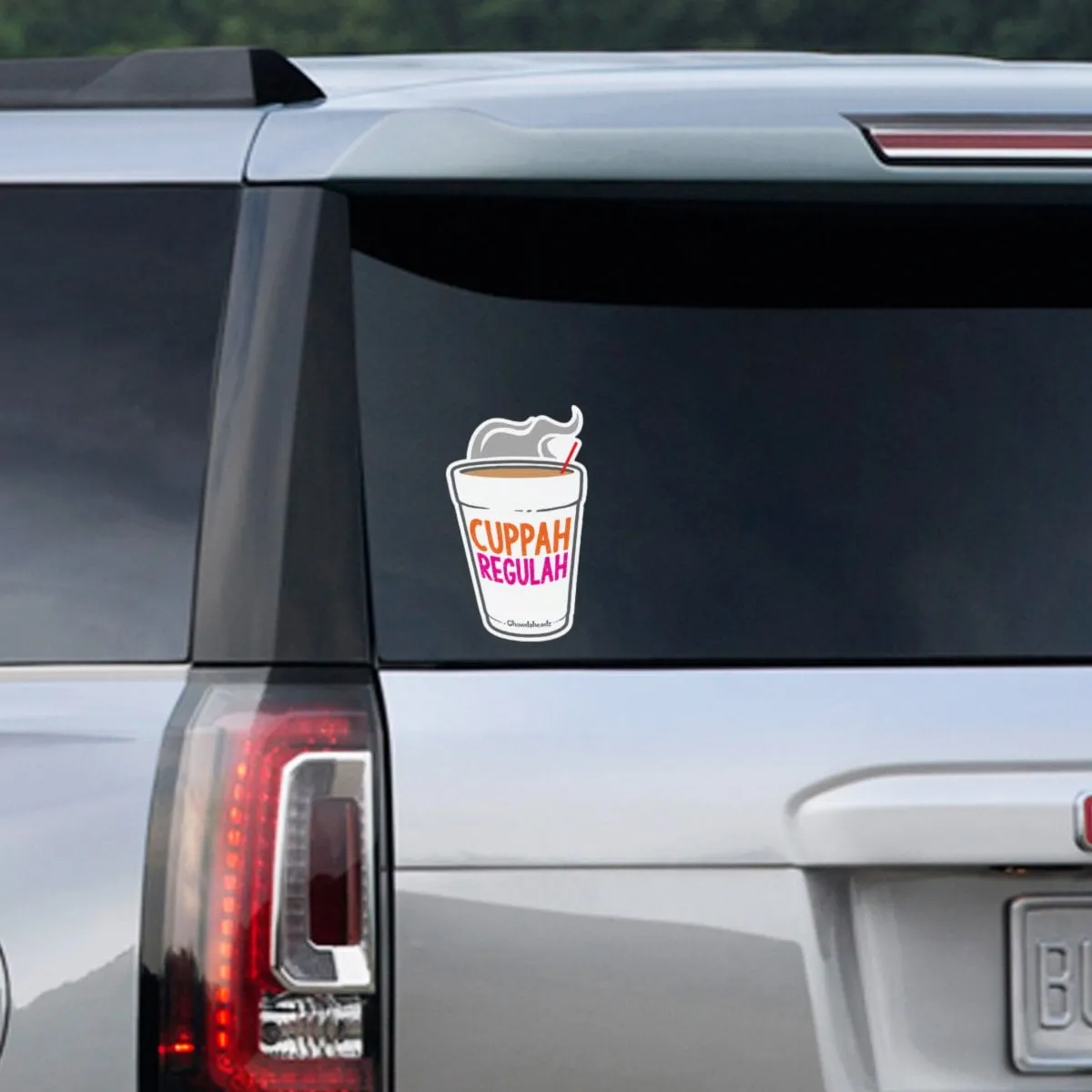 Cuppah Regulah Sticker