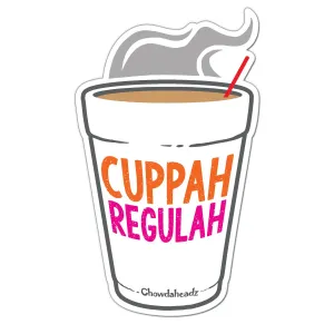 Cuppah Regulah Sticker