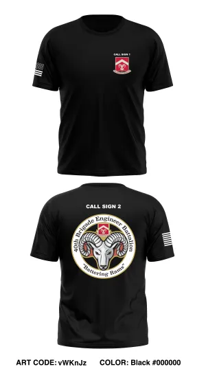 CUSTOM ABCT, 40th BEB(RAMs) 2022 Core Men's SS Performance Tee - vWKnJz