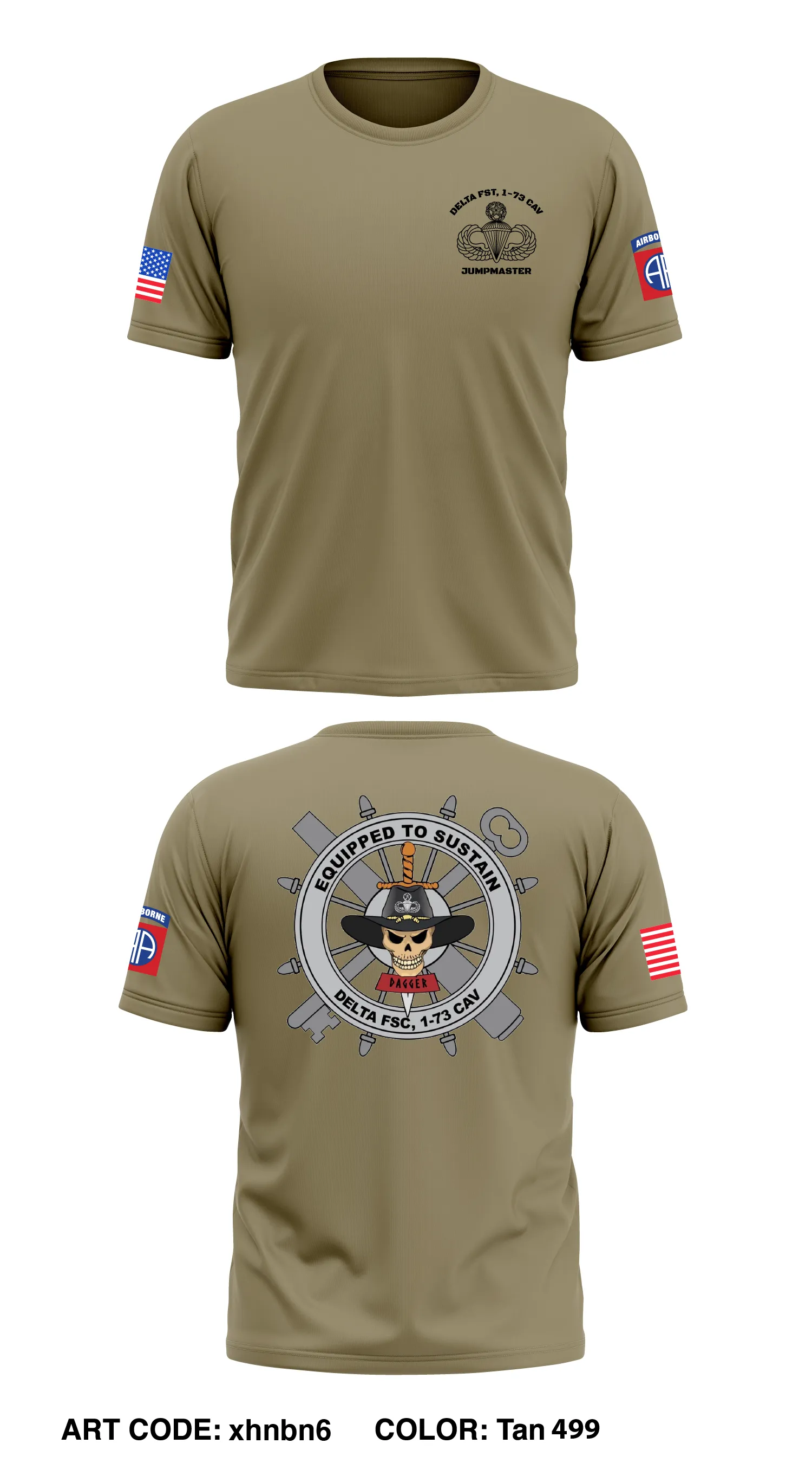 Delta FST, 1-73 CAV, Maintenance Platoon Store 1 Core Men's SS Performance Tee - xhnbn6