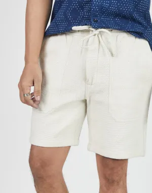 Dipak Utility Short in Lightweight Honeycomb Natural