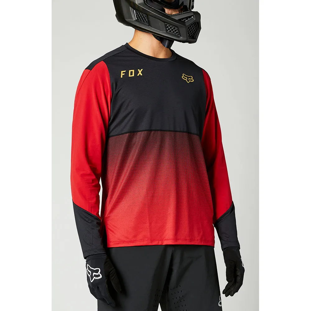Fox Flexair Ls Jersey - Chili