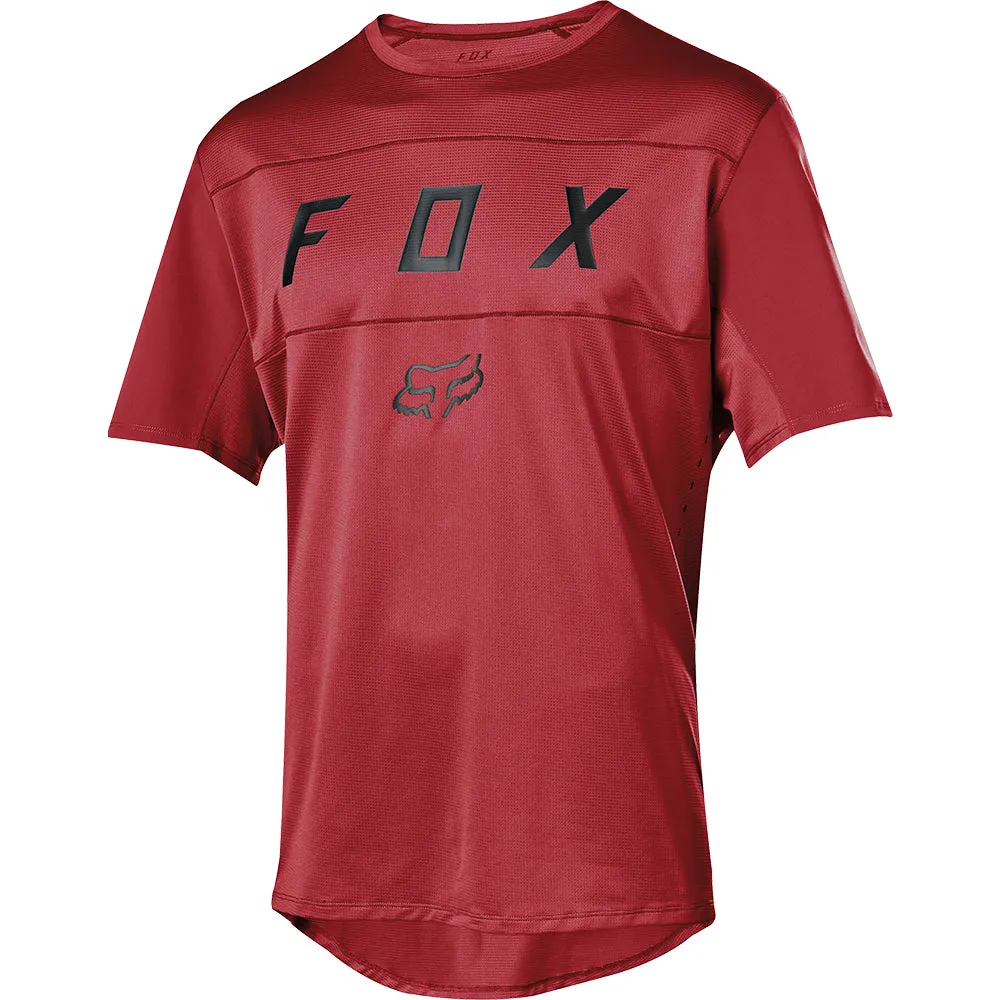 Fox Flexair Ss Moth Jersey [Cardinal] S