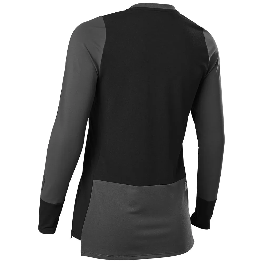 Fox Womens Defend Pro Ls Jersey - Black