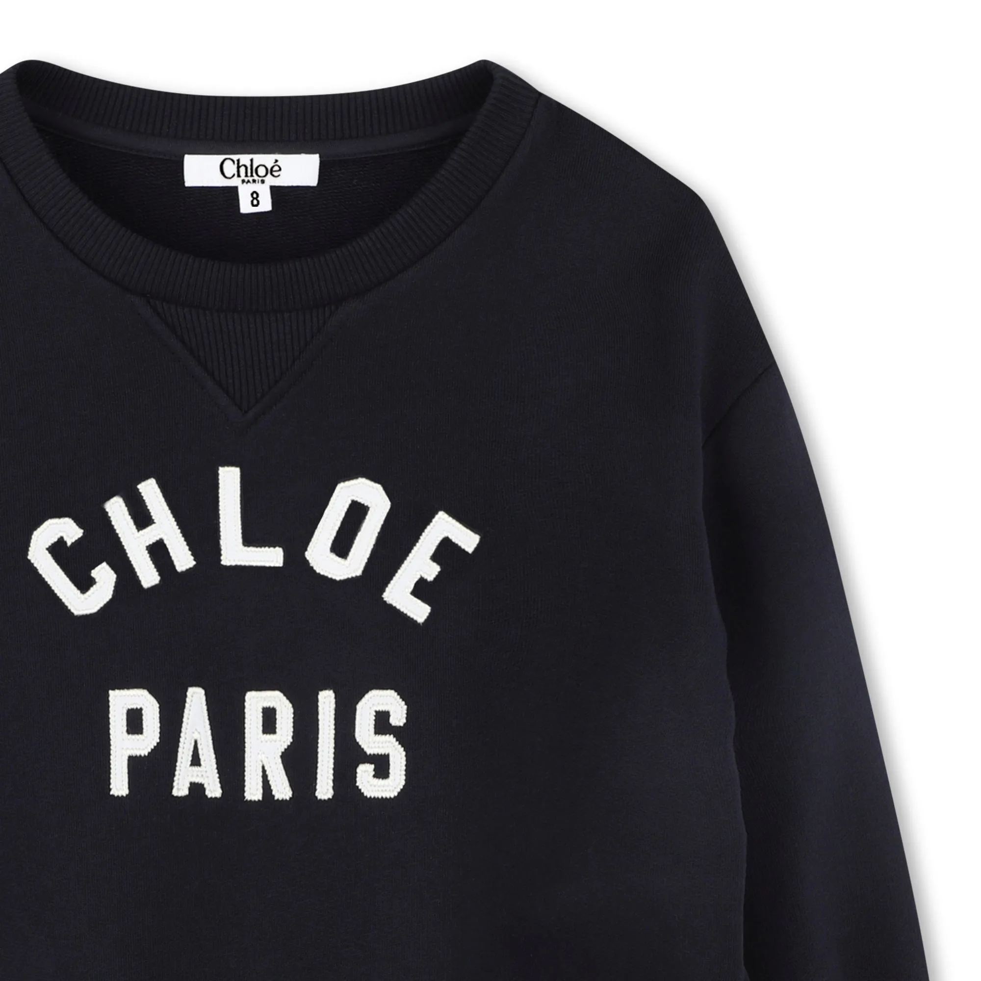 Girls Navy Logo Sweatshirt