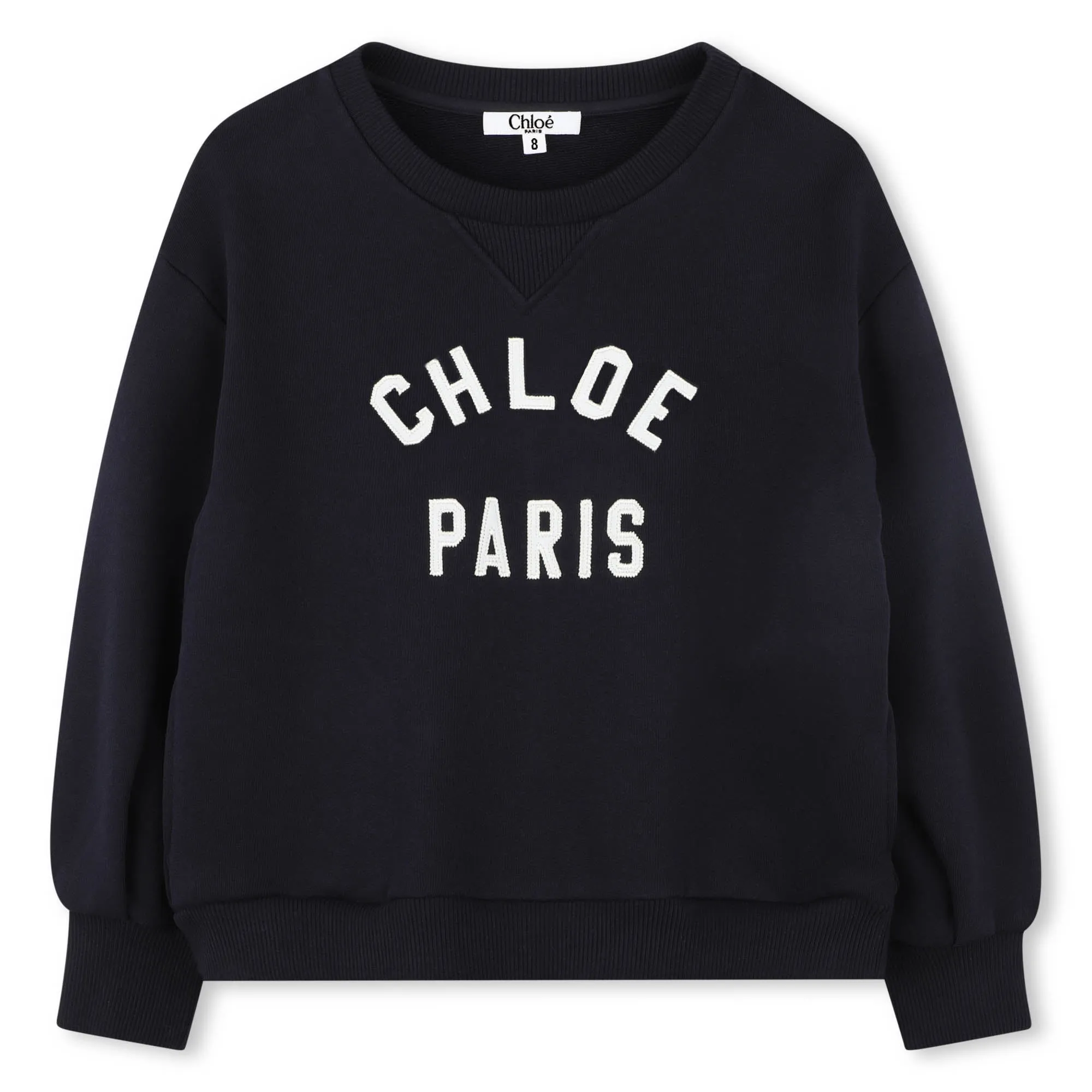 Girls Navy Logo Sweatshirt