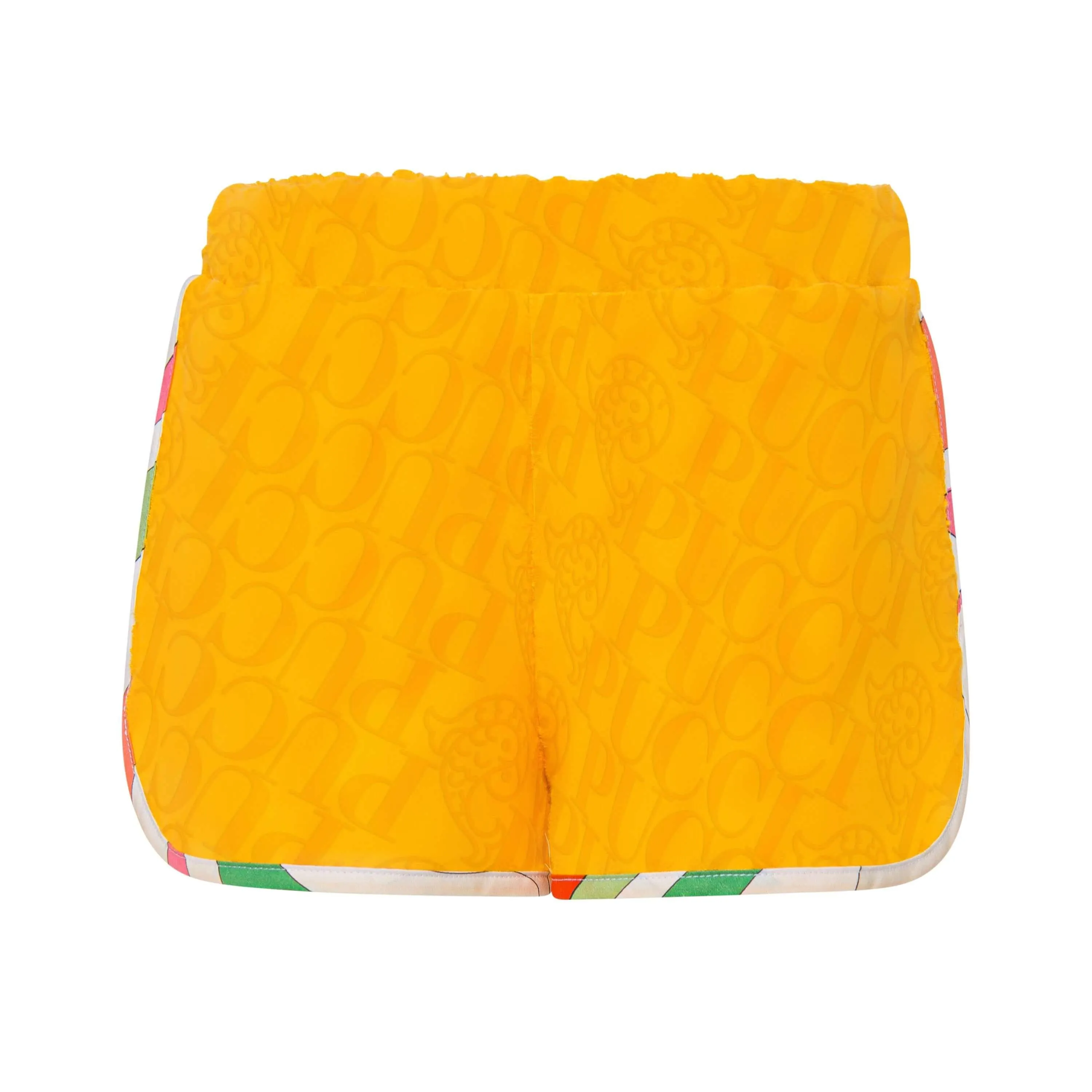 Girls Yellow Towelling Short