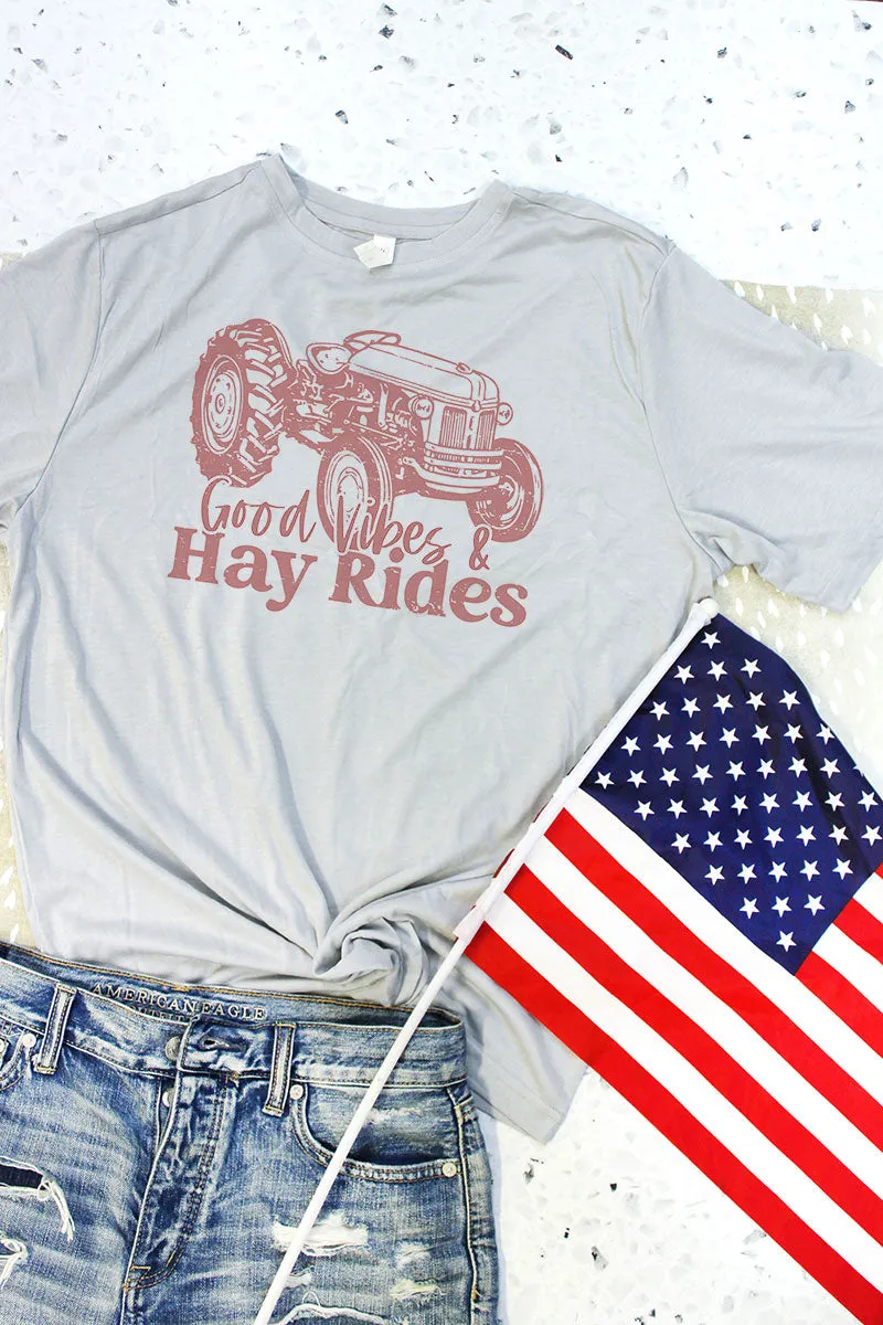 Good Vibes & Hayrides Adult Fusion ChromaSoft Performance T-Shirt