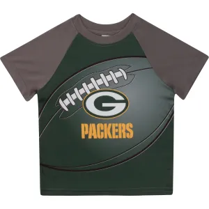 Green Bay Packers Boys Short Sleeve Tee Shirt