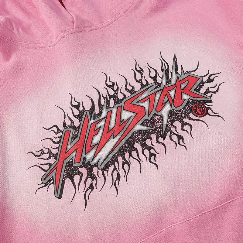 Hellstar Brainwashed Without Brain Hoodie Pink