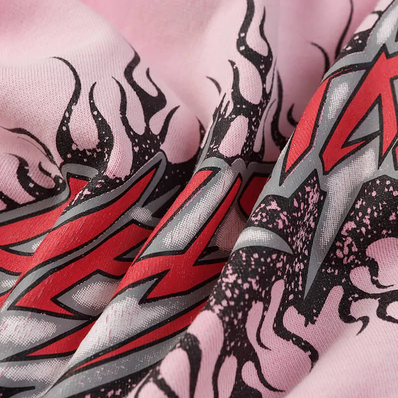 Hellstar Brainwashed Without Brain Hoodie Pink