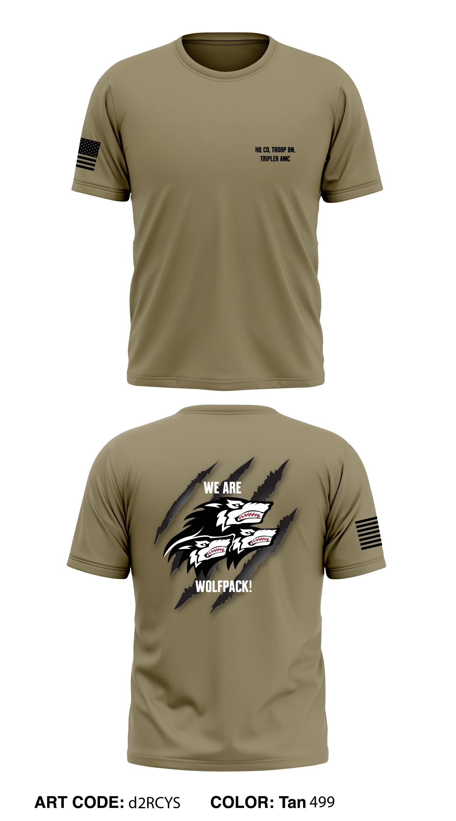 HQ Co, Troop BN, Tripler AMC Store 1 Core Men's SS Performance Tee - d2RCYS