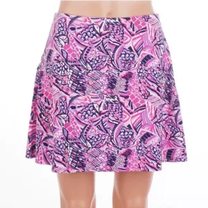 Ibkul Krista 16&quot; Swing Skort Hot Pink/Candy Pink