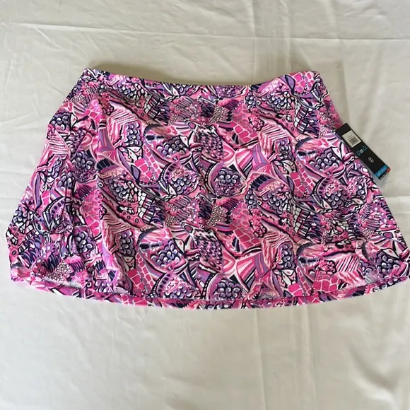Ibkul Krista 16&quot; Swing Skort Hot Pink/Candy Pink