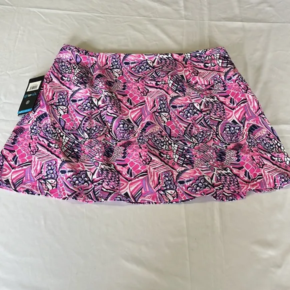 Ibkul Krista 16&quot; Swing Skort Hot Pink/Candy Pink