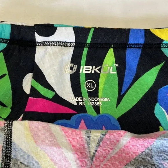 IBKUL Straight Skort Caroline Black Combo Size XL