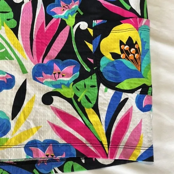 IBKUL Straight Skort Caroline Black Combo Size XL