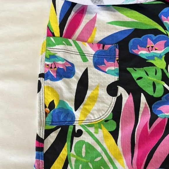 IBKUL Straight Skort Caroline Black Combo Size XL