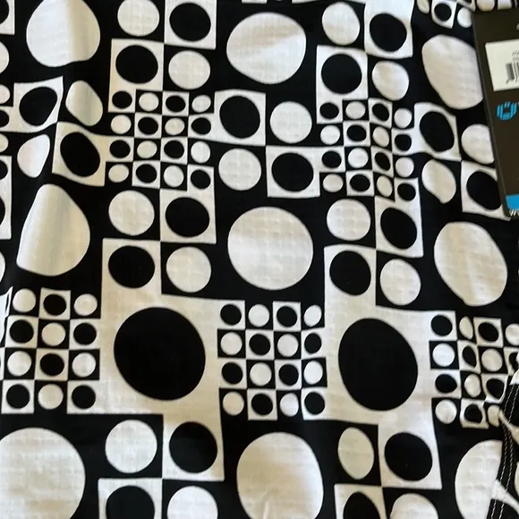 Ibkul Swing Skort Elise Black and White L and XL