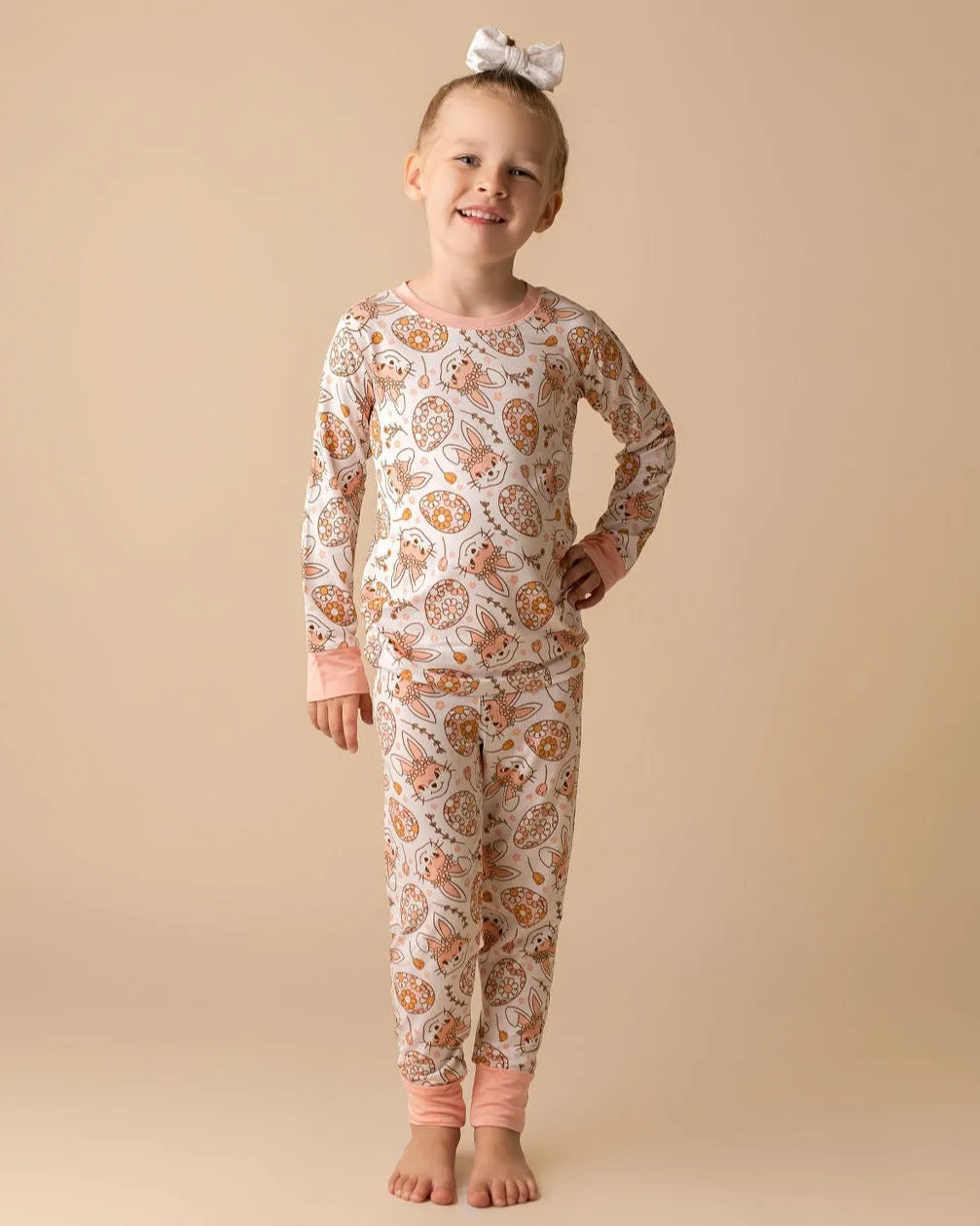 In My Jammers Boho Bunny L/S 2pc PJ Set