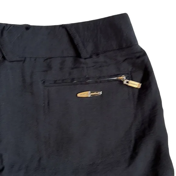 Jamie Sadock Bamboozle Jet Black Golf Skort Size 4 New