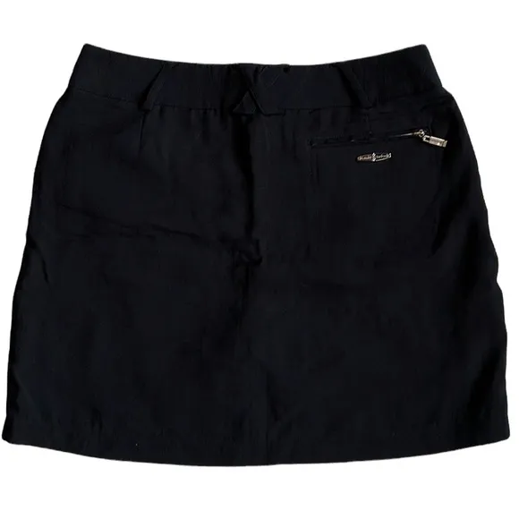 Jamie Sadock Bamboozle Jet Black Golf Skort Size 4 New