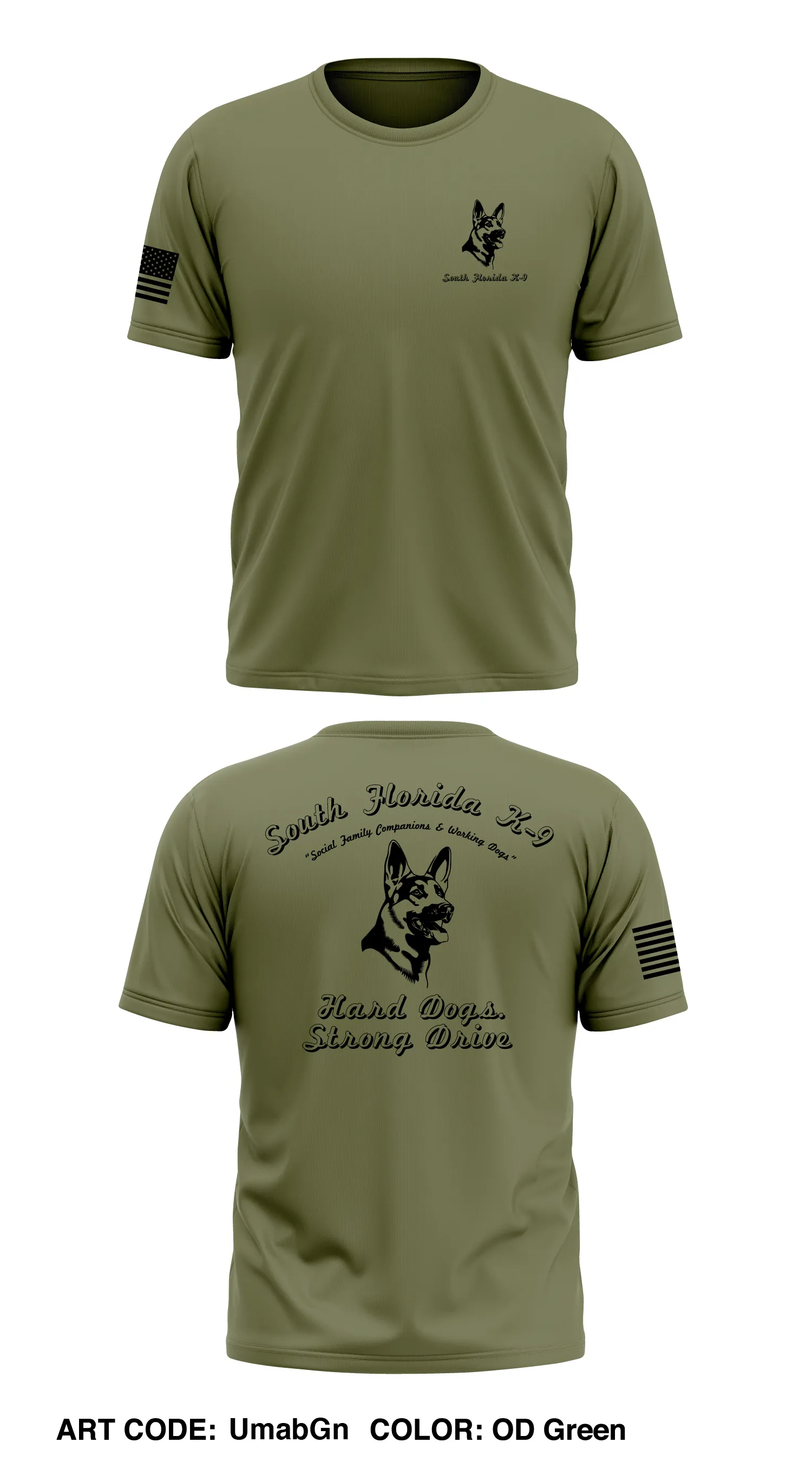 K9UT Store 1 Core Men's SS Performance Tee - UmabGn